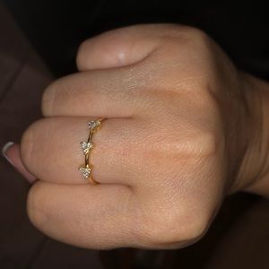 HUEB 18K Yellow Gold & Diamond Ring
